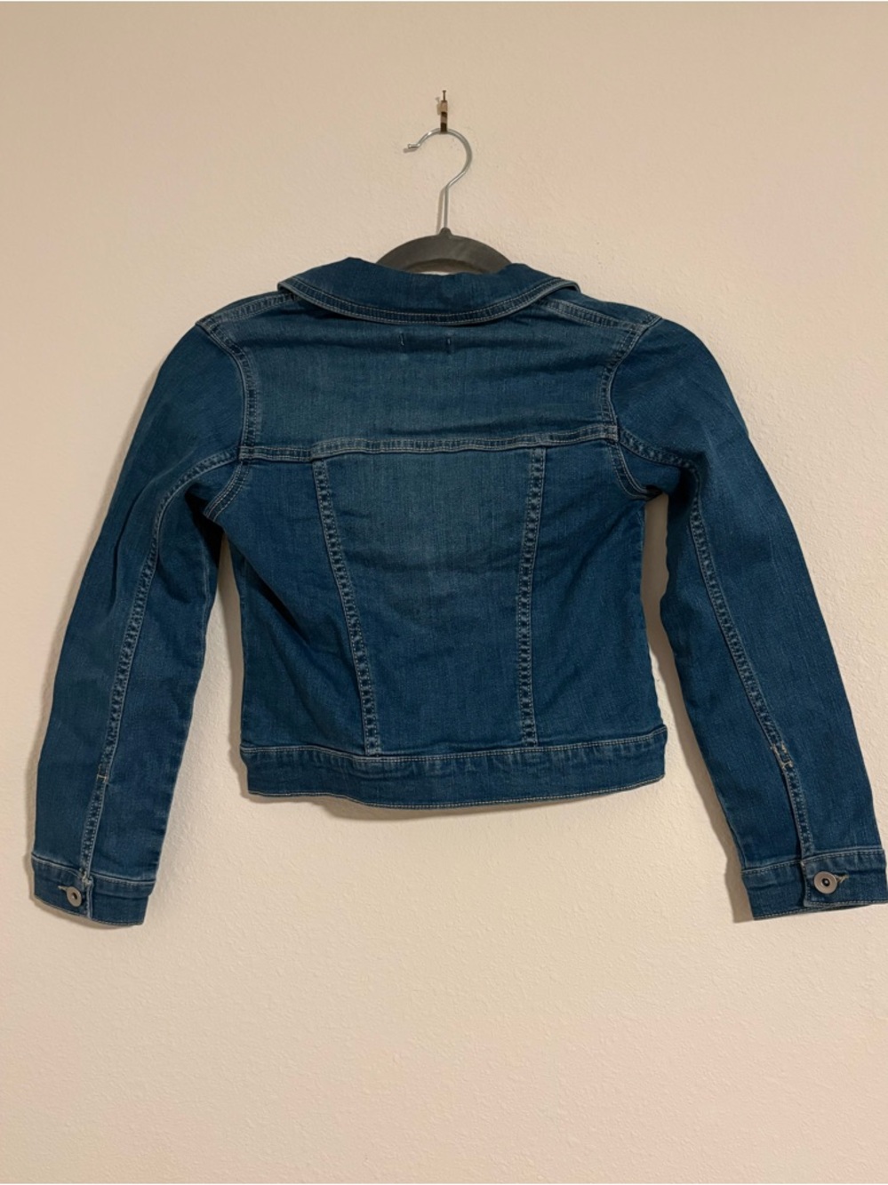 NWT The Children's Place Girls' Blue Denim Jacket Size Medium - Picture 5 of 6